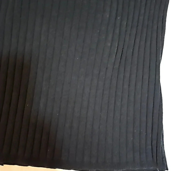Alfani Womens sleeveless sweater vest sz 1X black ribbed silk blend soft casual - Picture 10 of 12